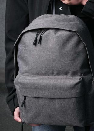 Молодежный мужской рюкзак, практичный стильный красивый серый рюкзак, повседневный...