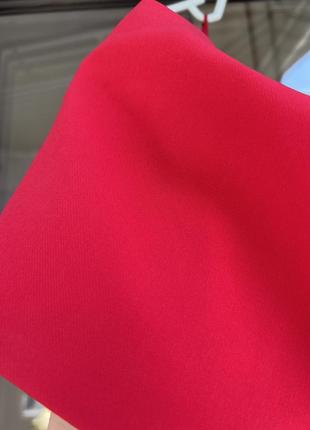 Сукня фуксія червона з відкритими плечима6 фото