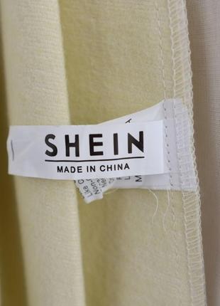 Белая теннисная юбка из экокожи от shein размер l4 фото