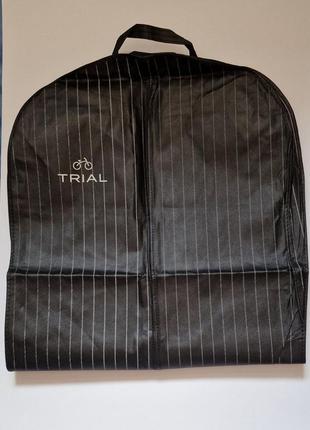 Плотный большой черный дорожный чехол для одежды сумка-чехол хранения и транспортировки органайзер5 фото