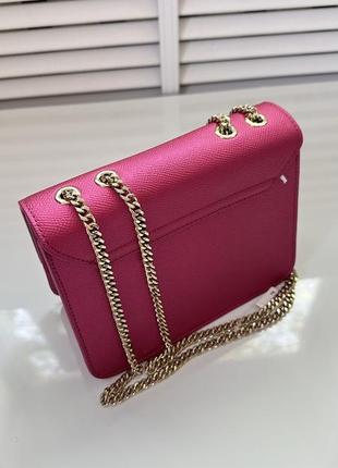Рожева маленька сумка bella small pink furla4 фото