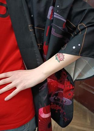 Временное тату лотос с аниме нана