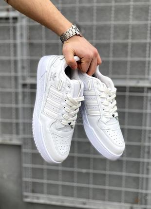 Adidas forum low white9 фото