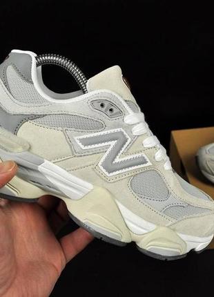 New balance 9060 (beige & gray)3 фото