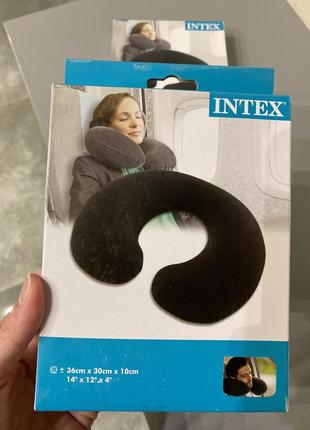 Подушка надувна в літак чи машину intex