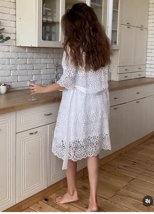 Халат з гарним мереживом