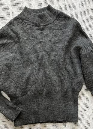 Нереально красивый трендовый стильный акриловый свитер в актуальном сером цвете от бренда nasty gal3 фото