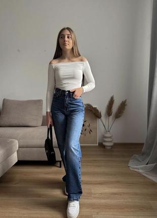 Джинси zara wide leg2 фото