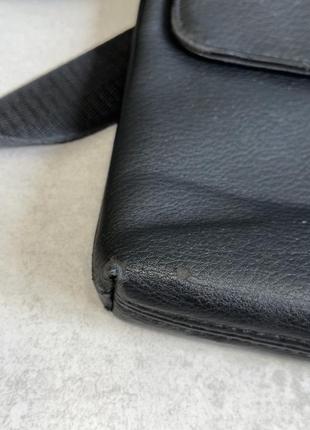 Мужская сумка борсетка квадрат портфель на бок на бок портмоне бананка4 фото
