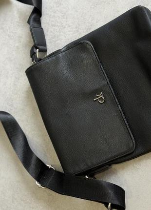 Мужская сумка борсетка квадрат портфель на бок на бок портмоне бананка7 фото