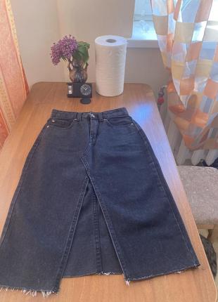 Юбка юбка джинсовая7 фото
