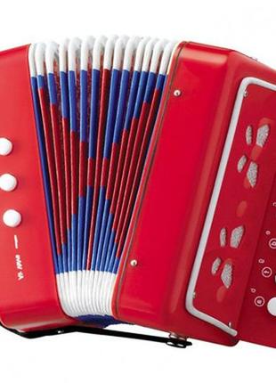 Гармошка іграшкова 6429 4 види  червоний