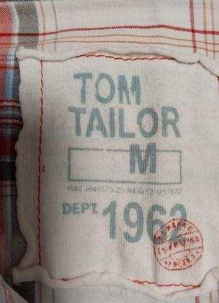 Качественная стильная брендовая рубашка Tom tailor3 фото