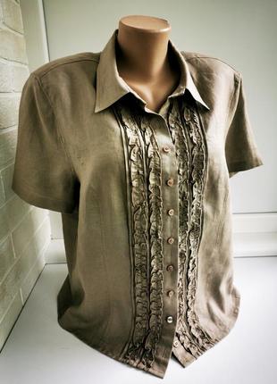Красивая блуза из льна