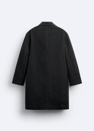 Чоловічий тренч zara
