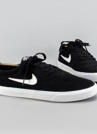 Замшевые скейтерские кроссовки nike sb charge1 фото