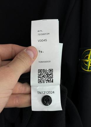 Світшот stone island black4 фото