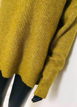 Горчичный свитер marks & spencer с примесью шерсти5 фото