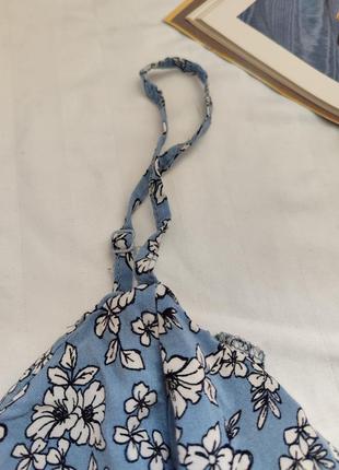 Сукня плаття сарафан міді на літо віскоза квітковий принт3 фото