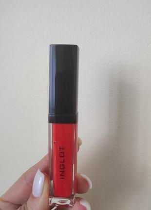 Стойкая матовая жидкая помада / inglot hd lip tint matte