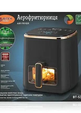 Аерофритюрниця air fryer 3500вт 7,5л bitek bt-5335