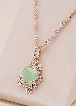 Ланцюжок+ підвіска (медичне золото з пробою 585)