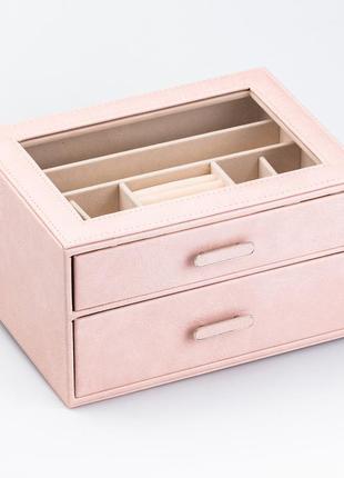 Скринька для прикрас прямокутна на два відділення hp47614p