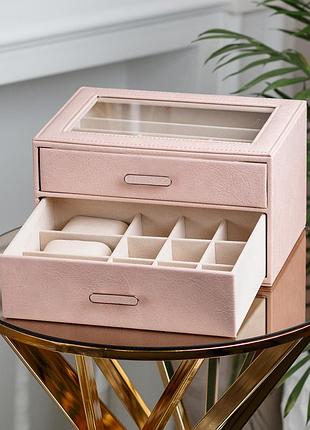 Скринька для прикрас прямокутна на два відділення hp47614p