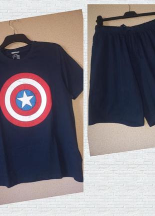 Пижама мужская м 48-50 р хлопок livergy marvel