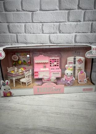 Меблі (6617) кухня із зайчиком happy family