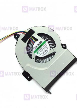 Вентилятор для ноутбука asus k55a series, 4-pin, (высота - 9 мм)