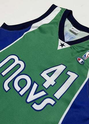 Майка джерсі nba mavericks 2004 nowitzki #41 вінтаж vintage3 фото