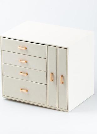 Скринька для прикрас прямокутна ящик для зберігання біжутерії hp47626w