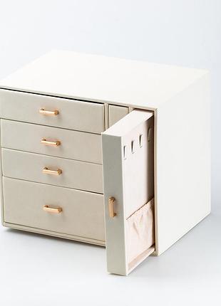 Скринька для прикрас прямокутна ящик для зберігання біжутерії hp47626w