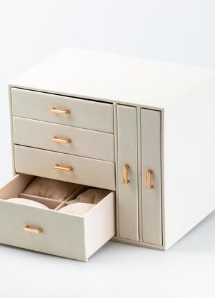 Скринька для прикрас прямокутна ящик для зберігання біжутерії hp47626w