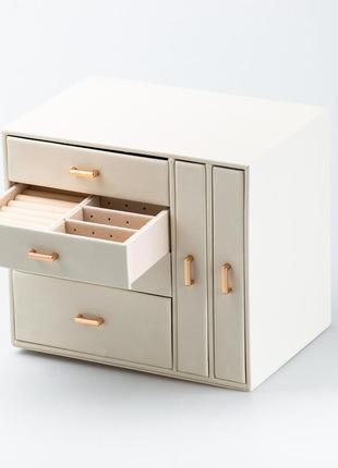 Скринька для прикрас прямокутна ящик для зберігання біжутерії hp47626w