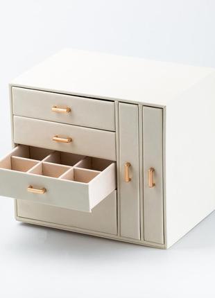 Скринька для прикрас прямокутна ящик для зберігання біжутерії hp47626w