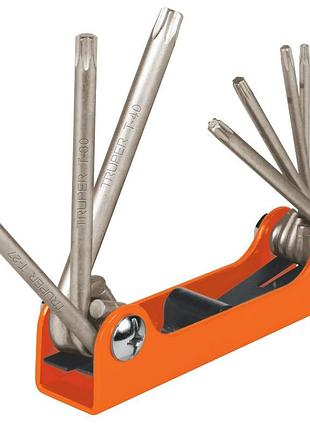 Набор ключей torx в металлической рукоятке 8 шт truper