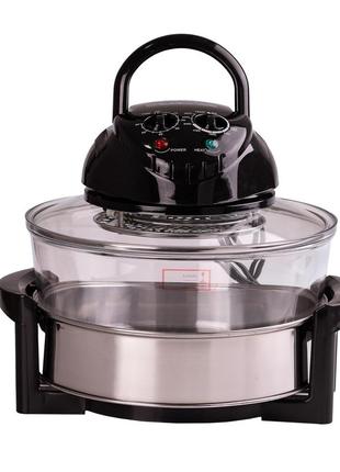 Аэрофритюрница электрическая аэрогриль 13 л 1400 вт галогенная печь температура до 250 с sokany sk-560