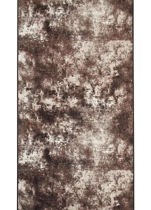 Ковер безворсовый на резиновой основе dakaria ratio printgel run 1023vl40-p5 2.00x5.60 м коричневый