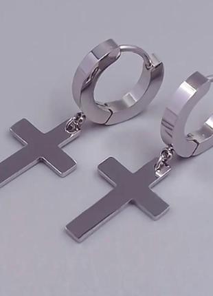 Сережки xuping ttm stainless steel довжина 3,2 см. ширина 1,2 см.
