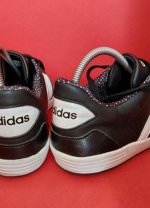 Кроссовки оригинал adidas hoops vl w sneakers - black 38р. 23.5 см3 фото