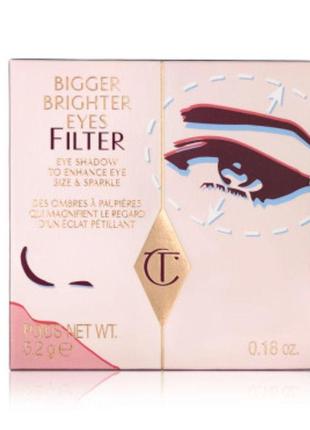 Палетка теней charlotte tilbury bigger brighter eyes exaggereyes rose-gold eyeshadow...