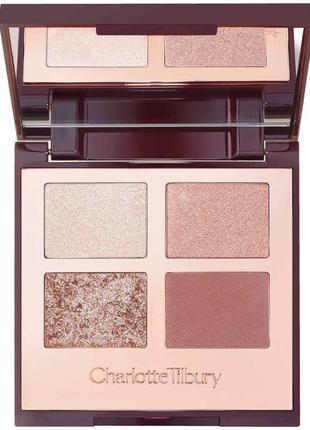 Палетка теней charlotte tilbury bigger brighter eyes exaggereyes rose-gold eyeshadow...