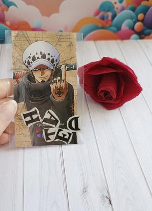 Тимчасове тату death трафальгара ло з аніме ван піс