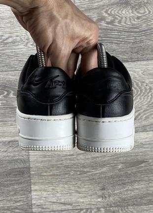 Nike air af1 кроссовки 39 размер кожаные черные оригинал5 фото