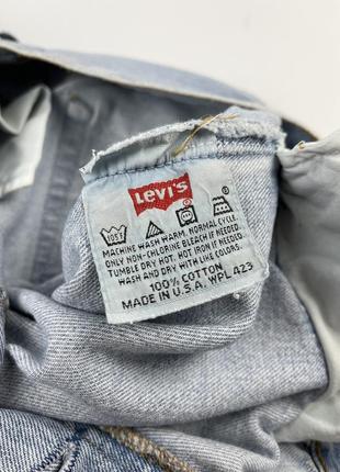 🇺🇸levi’s 501 джинсові шорти вінтаж 90s made in usa7 фото