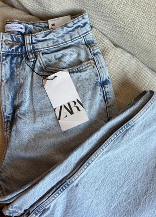 Голубые джинсы zara8 фото