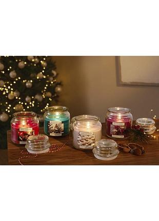 Ароматическая свеча в стекле с крышкой birchwood pine зеленый livarno home