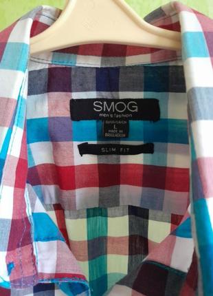 Сорочка smog slim fit m4 фото